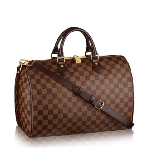 louis vuitton speedy 35 bandouliere damier ebene review|authentic louis vuitton speedy 35.